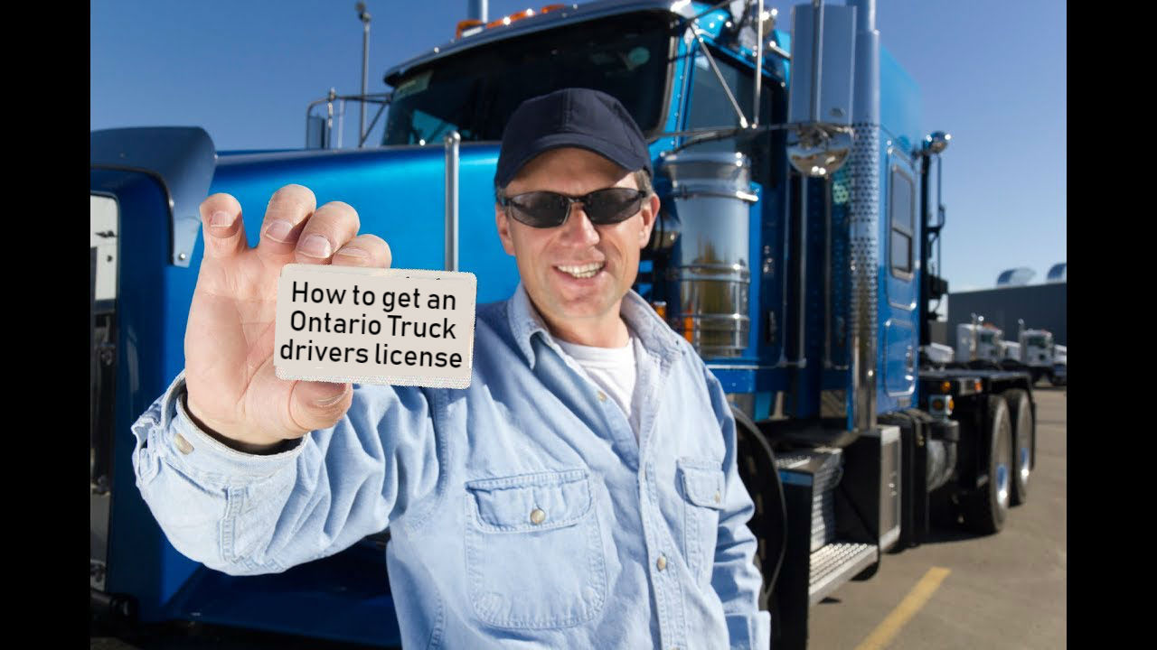 Get a truck driver’s license in Ontario